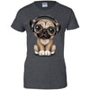 PUG DOG - Cute Pug Puppy Dj Wearing Headphones and Glasses T Shirt & Hoodie